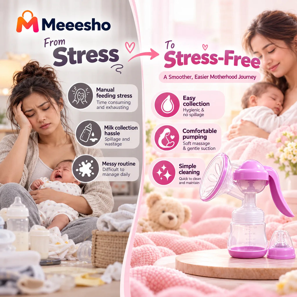 Gentle Manual Breast Pump for Easy Everyday Feeding