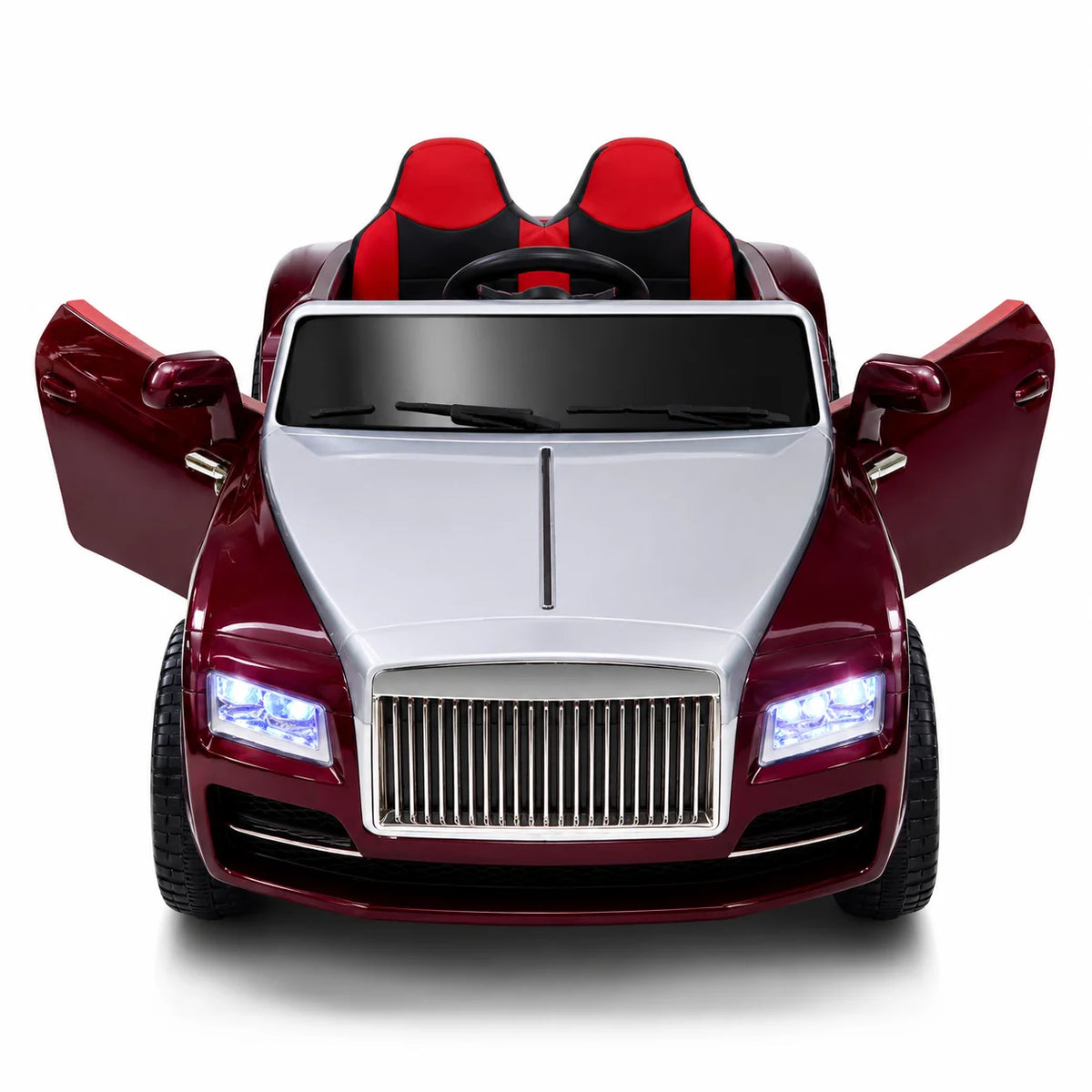 Rolls-Royce-Style Kids Electric Ride-On Luxury Car with Bright LED Lights