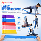 Portable Yoga Pilates Resistance Band for Full Body Strength Training