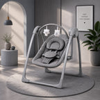 Multifunctional Electric Baby Rocking Chair Folding Newborn Bouncer High Seat Comfort