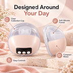 Wearable Electric Breast Pump For Comfortable Hands-Free Daily Milk Expression