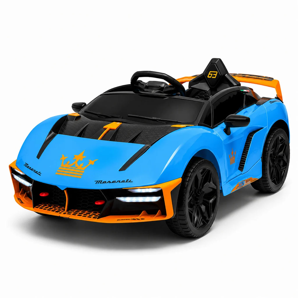 Ferrari-Style Kids Ride-On Sports Car for Indoor Outdoor Driving Adventures