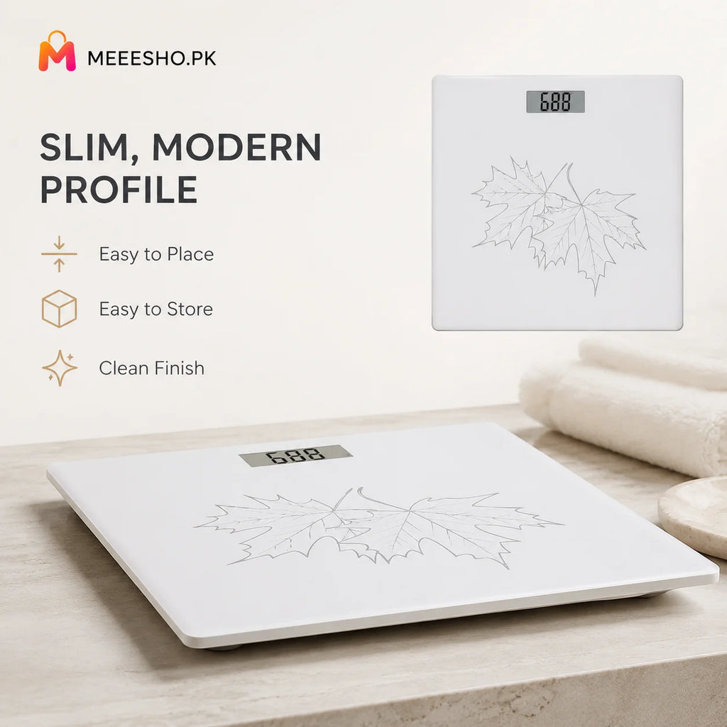 Accurate Digital Weight Scale with Clear Display for Everyday Tracking