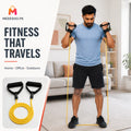 Portable Handle Resistance Band for Full Body Strength Training Workouts