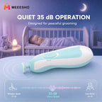Portable Six-in-One Electric Baby Nail Grinder Manicure Trimmer Kit Set