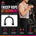 Heavy-Duty Triceps Rope Cable Attachment for Strength Training and Bodybuilding