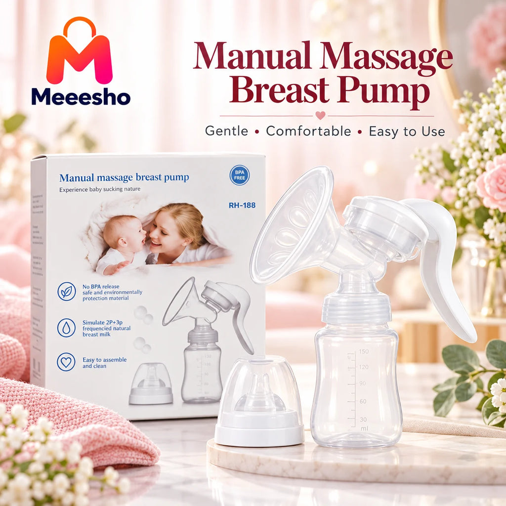 Manual Breast Pump for Gentle  Easy & Comfortable Use