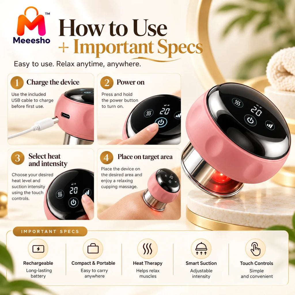Smart Cupping Relief for Heat & Suction Massage