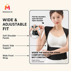 Adjustable Posture Back Brace for Men and Women Daily Support
