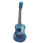 Gradient Blue Six String Kids Guitar Musical Learning Beginner Educational Toy