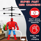 Hand Sensor Marvel Flying Toy Rechargeable Hover Drone Fun For Kids