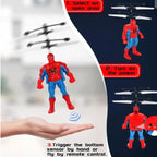 Hand Sensor Marvel Flying Toy Rechargeable Hover Drone Fun For Kids