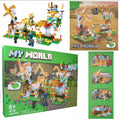 Minecraft Inspired Construction Building Blocks Creative Educational Toy For Children