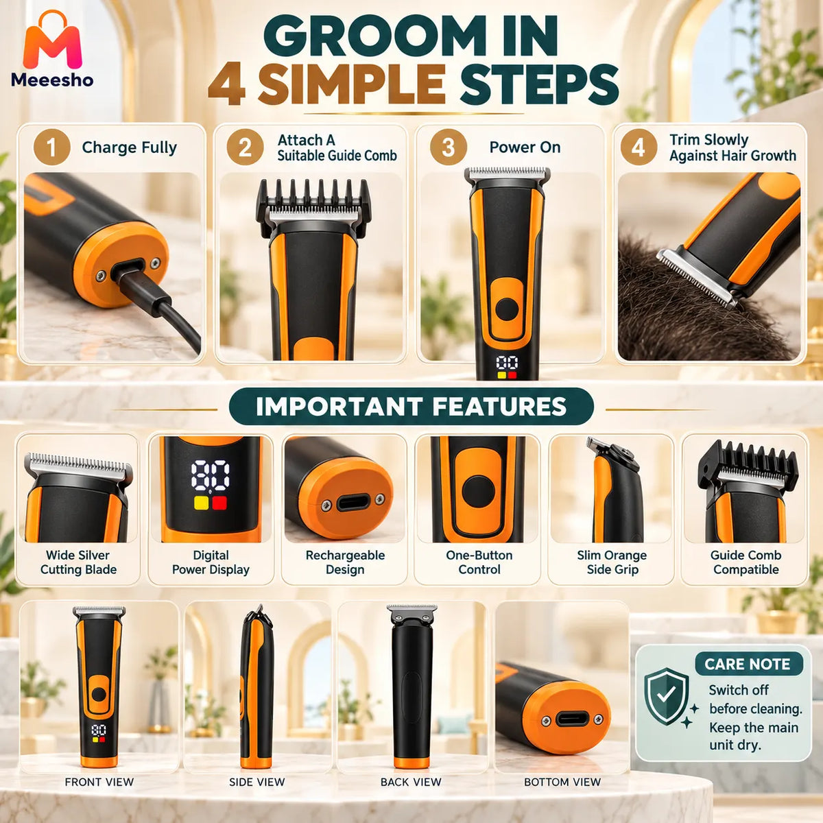 Daling Complete Grooming Kit for Men’s Daily Care
