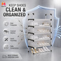 Premium Dustproof Multi-Tier Shoe Rack for Organized Space-Saving Home Storage