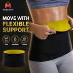 Sauna Waist Trainer Belt for Sweat, Support, Shaping, Daily Workouts