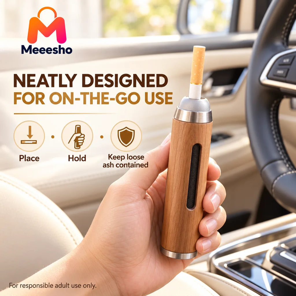 Cleaner Smoking Accessory with Premium Wood Finish