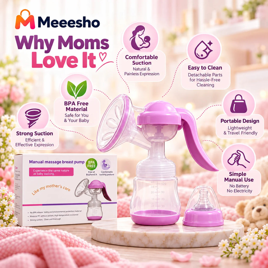 Gentle Manual Breast Pump for Easy Everyday Feeding