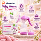 Gentle Manual Breast Pump for Easy Everyday Feeding