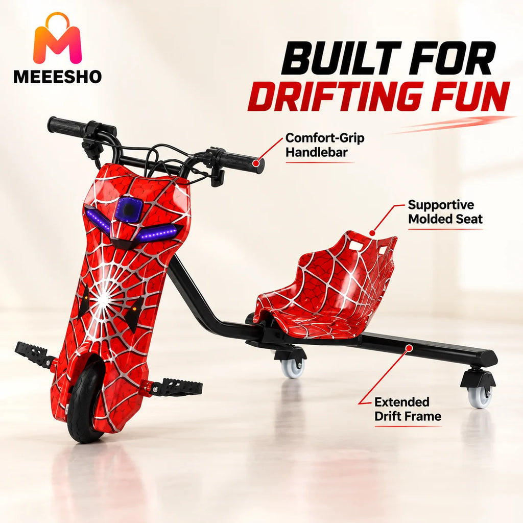 Premium Three-Wheel Electric Drift Trike for Exciting Outdoor Adventure Rides