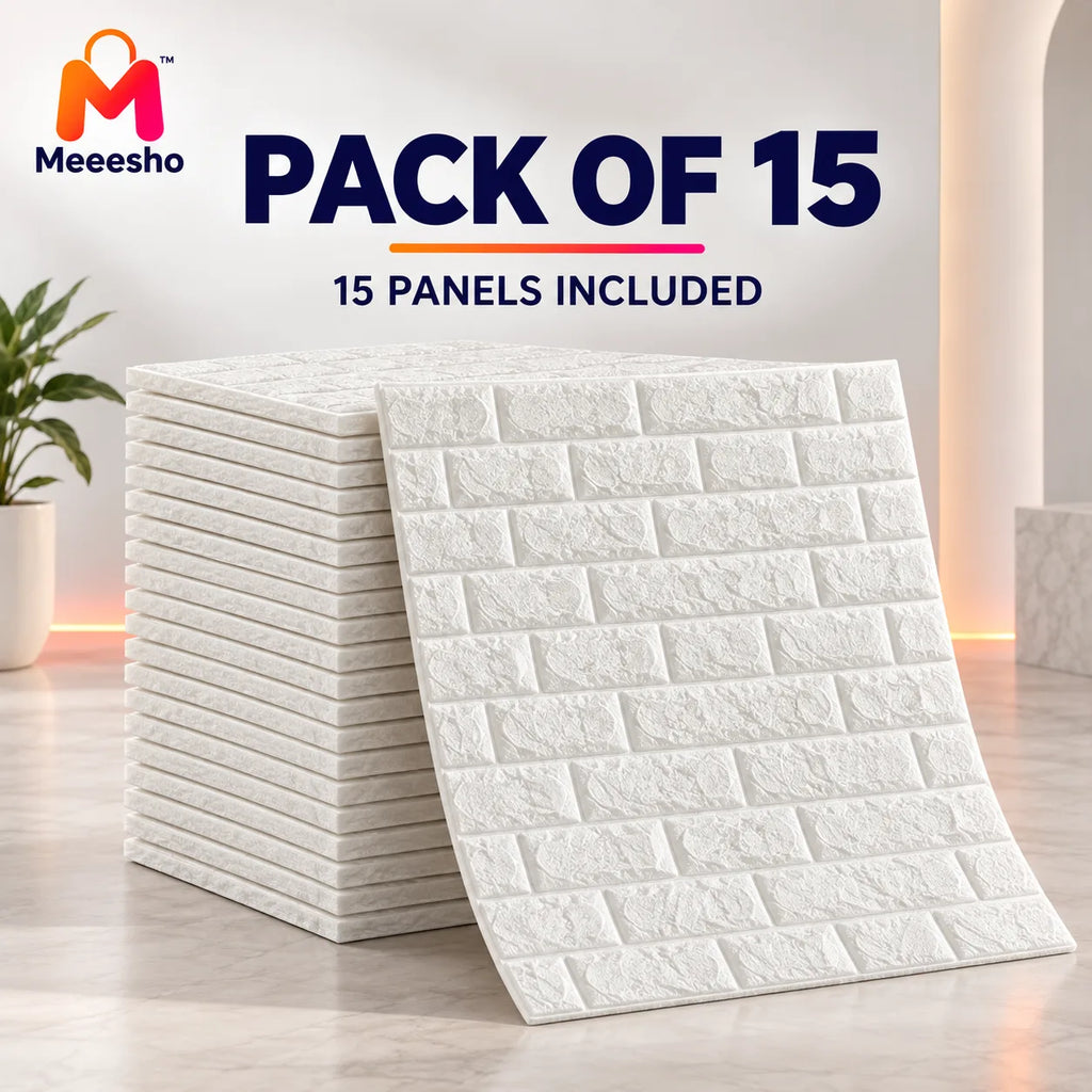 3D Brick Wallpaper Self Adhesive Waterproof Wall Sticker Home Decor
