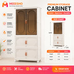 Premium Multipurpose Storage Cabinet with Doors for Modern Home Organization
