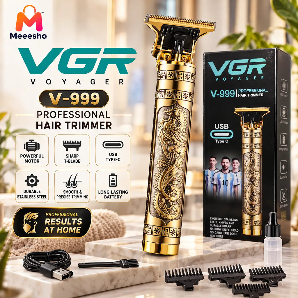 VGR V-999 Professional Hair Trimmer 7500 RPM Power
