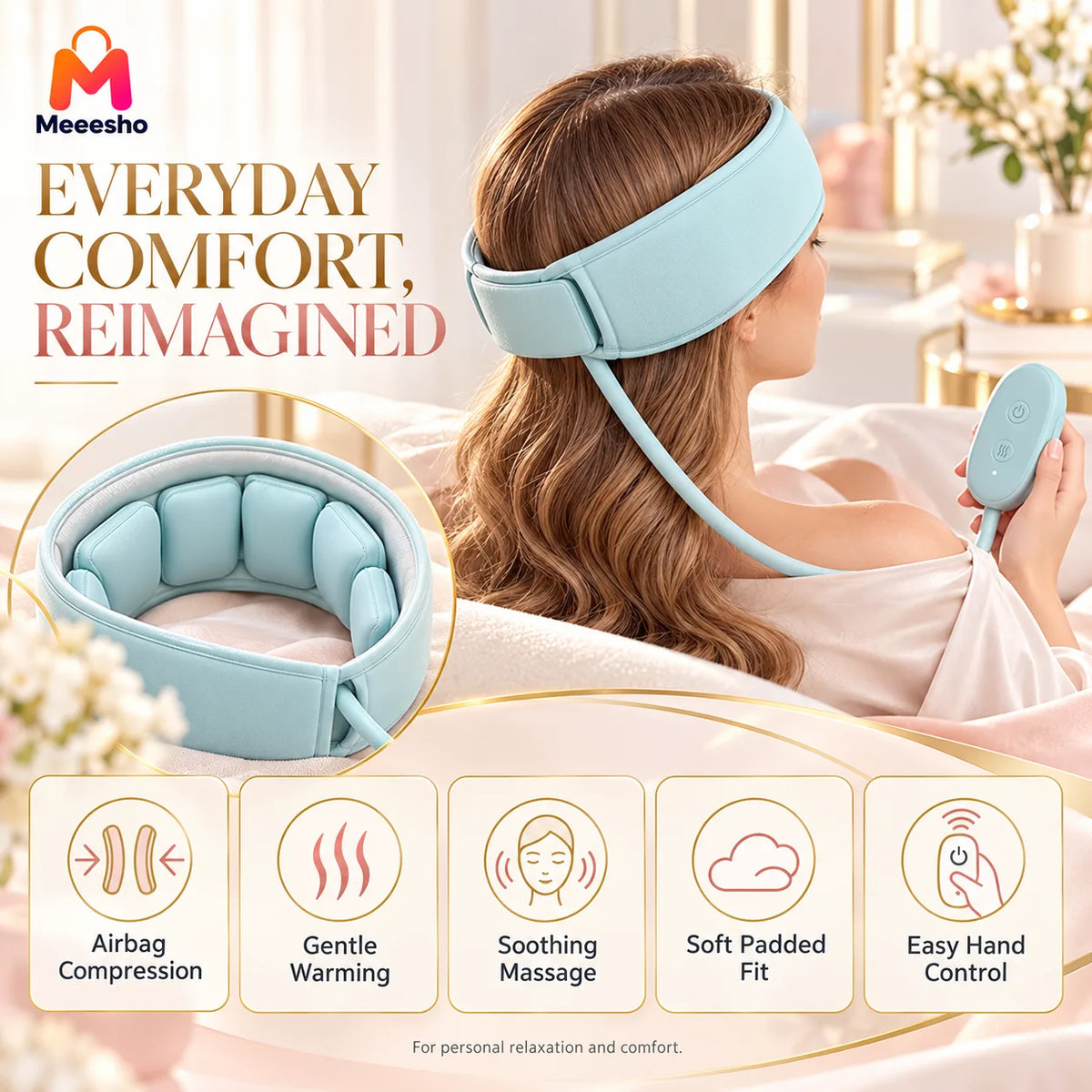 Head Airbag Massager for Relaxing Daily Comfort