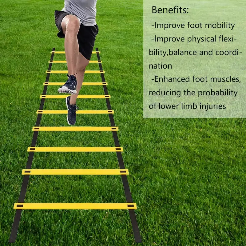 Portable Adjustable Agility Ladder for Speed Football and Sports Training