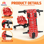 Kids Three-Wheel Electric Drifting Trike With Seat And Footrests Design