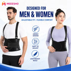 Adjustable Lumbar Back Support Belt for Work and Lifting Comfort
