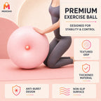 Anti-Burst Thickened Donut Yoga Ball for Balance and Prenatal Fitness