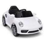 Porsche-Style Kids Electric Ride-On Sports Car with Bright LED Lights