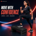 Adjustable Aerobic Step Platform for Non-Slip Full Body Fitness Training