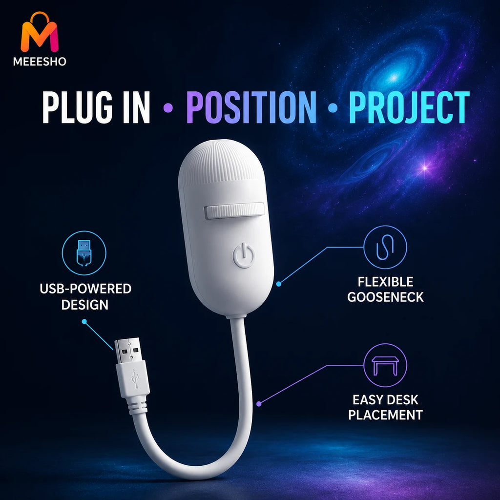 Transform Any Room With Magical Premium Galaxy Projector Lighting Effects