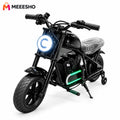 Kids Electric Ride-On Chopper Bike with LED Headlight