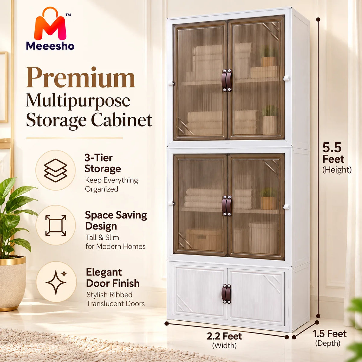 Premium Multipurpose Storage Cabinet for Modern Homes