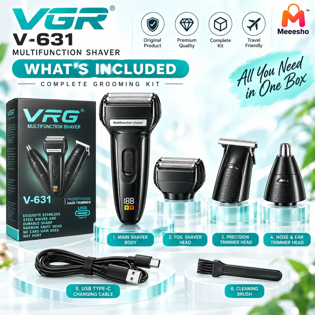 VGR V-631 3-in-1 Multifunction Grooming Kit for Men