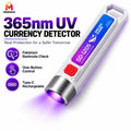 SMILING SHARK SD1205 365nm Rechargeable UV Currency Detector Flashlight Torch