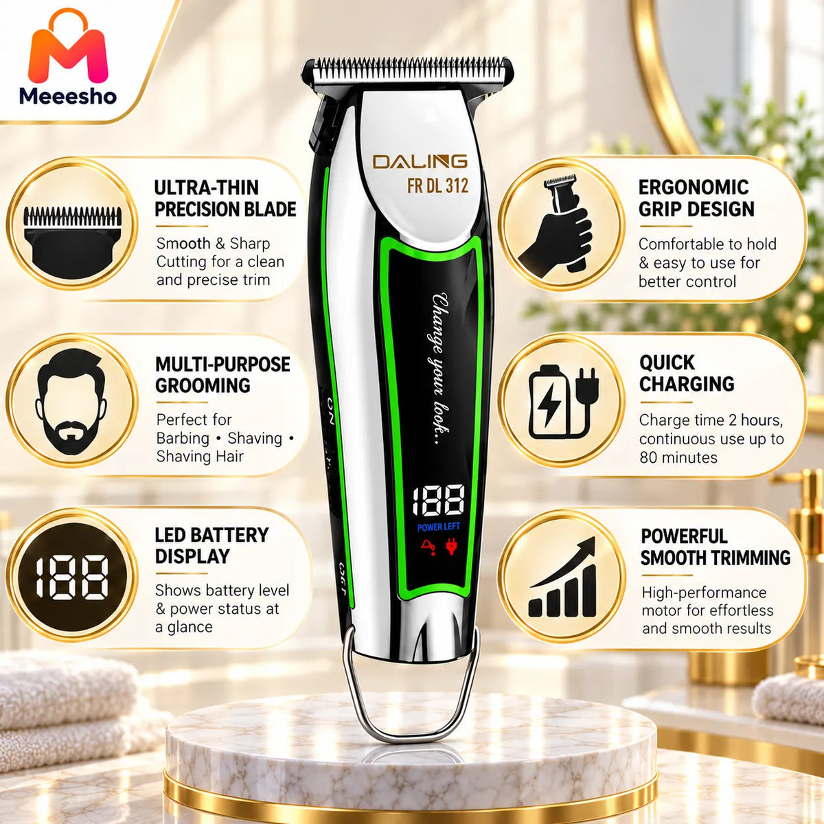 Daling FR DL 312 Professional Precision Hair Trimmer