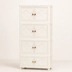 Elegant Four Tier Storage Cabinet for Organized Clutter-Free Modern Homes