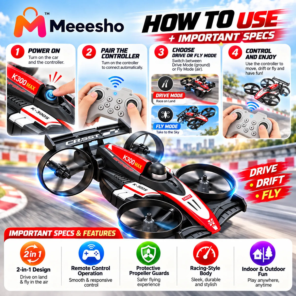 F1 High-Speed RC Racing Drone for Ultimate Flying Fun