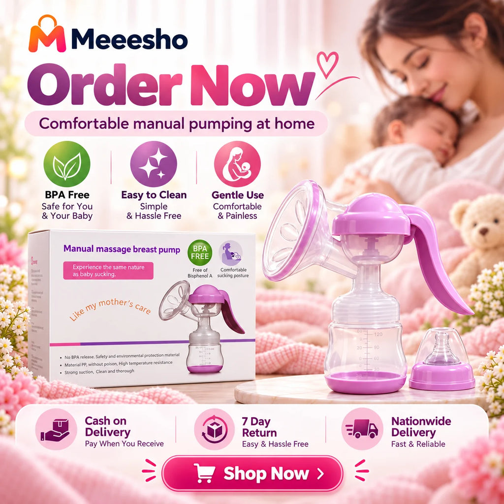 Gentle Manual Breast Pump for Easy Everyday Feeding