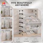 Premium Dustproof Multi-Tier Shoe Rack for Organized Space-Saving Home Storage