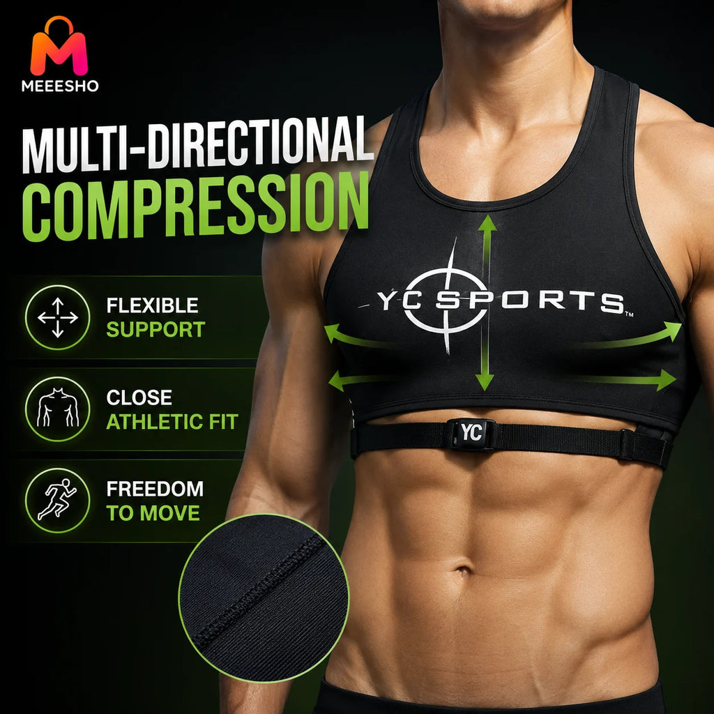 YC Support Football Vest for Compression Comfort and Athletic Training
