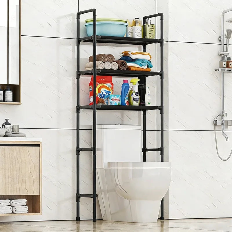 3-Floor Over Toilet Bathroom Storage Rack Organizer Shelf Stand Unit