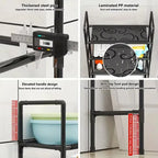 3-Floor Over Toilet Bathroom Storage Rack Organizer Shelf Stand Unit