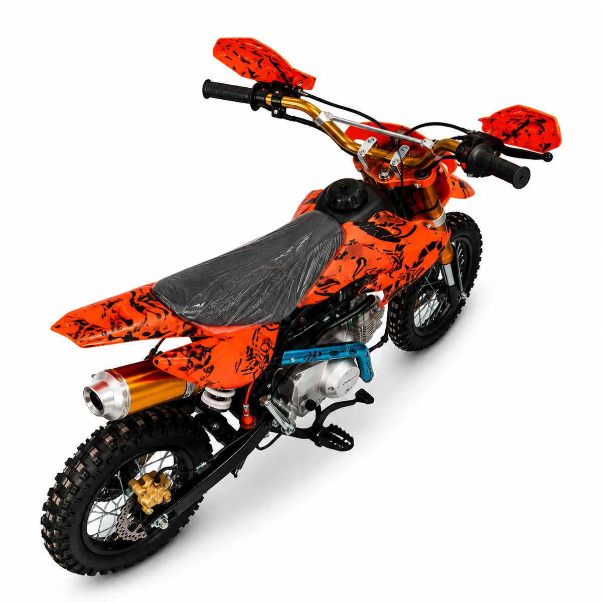 Red Mini Dirt Bike Rugged Off-Road Motorcycle for Young Adventurers