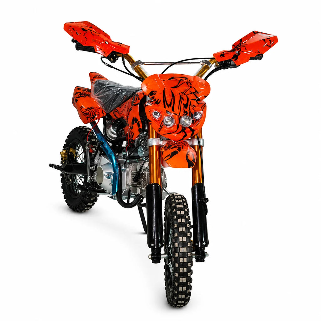 Red Mini Dirt Bike Rugged Off-Road Motorcycle for Young Adventurers