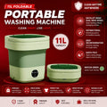 11L Portable Folding Washing Machine Mini Spin Dryer Travel